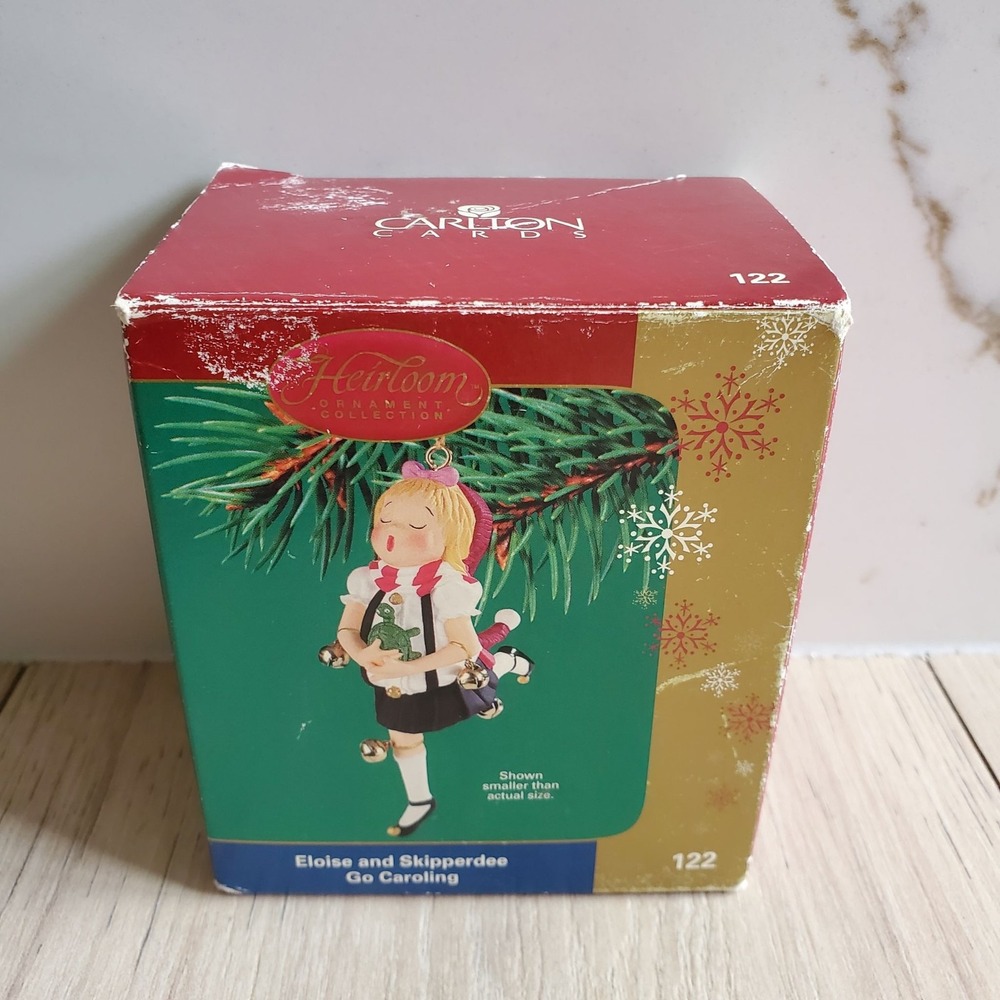 Carlton Cards Eloise Skipperdee Go Caroling Small Christmas Ornament W Box